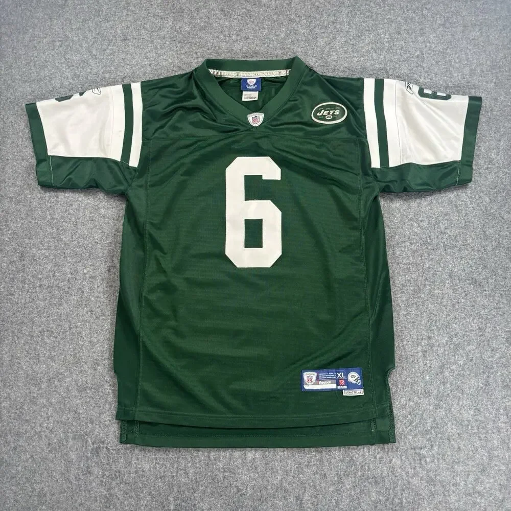 Reebok NFL New York Jets Mark Sanchez #6 Football Jersey Youth XL Green